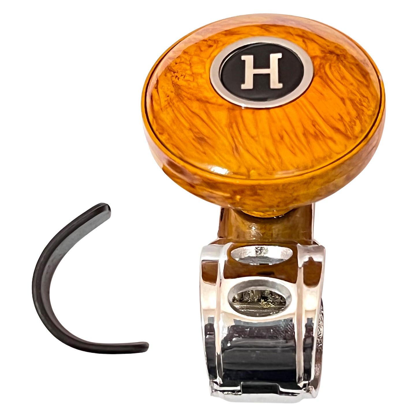 Oshotto Power Handle (SK-009) Car Steering Spinner Wheel Knob (Brown)