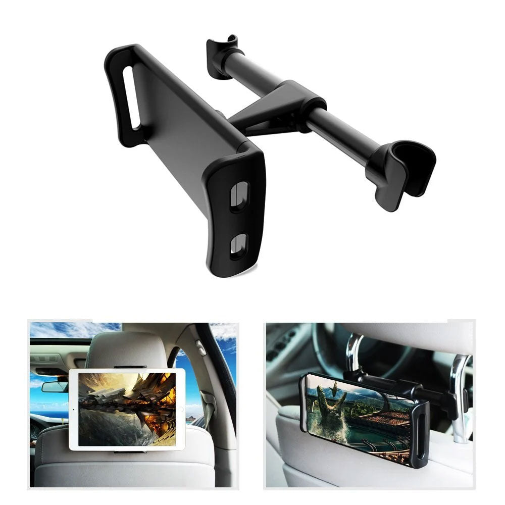 Oshotto 360 Degree Rotating Adjustable Headrest Back Seat Car Smart Phone/Tablet Holder for All Cars