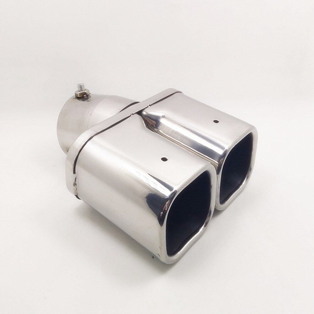 Oshotto Stainless Steel SS-010 Car Exhaust Muffler Silencer Cover (Chrome)
