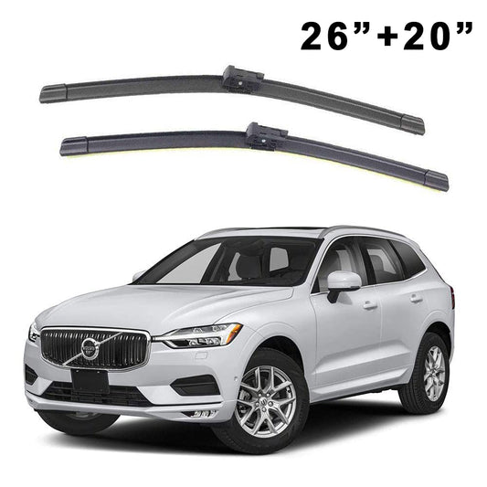 Oshotto Frameless (O.E.M Type) Wiper Blades Compatible with Volvo XC60 (26" / 20")