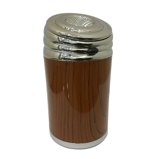 Oshotto Fire Proof Portable Wooden Design Ashtray for Cars|Office|Home