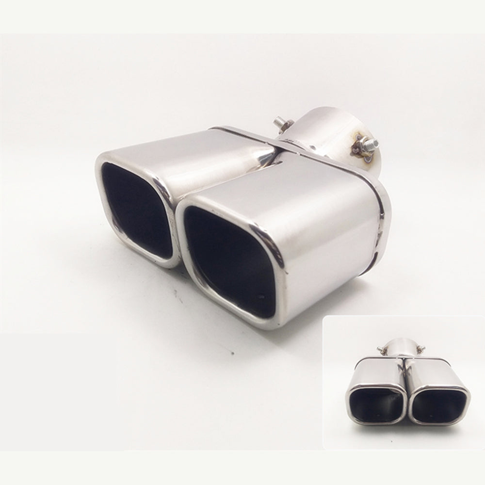Oshotto Stainless Steel SS-010 Car Exhaust Muffler Silencer Cover (Chrome)