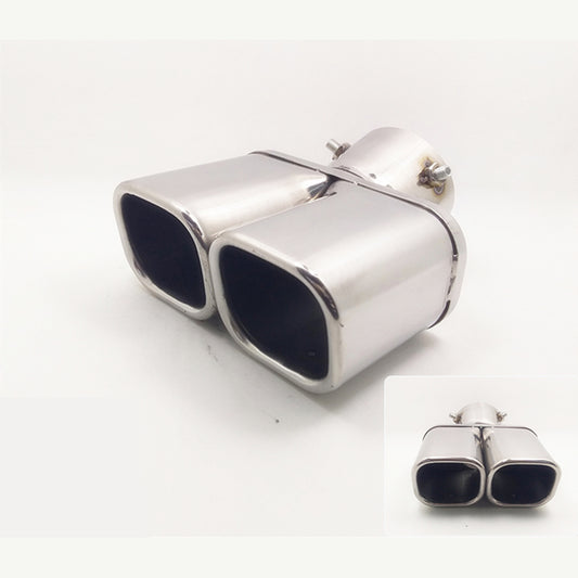 Oshotto Stainless Steel SS-010 Car Exhaust Muffler Silencer Cover (Chrome)