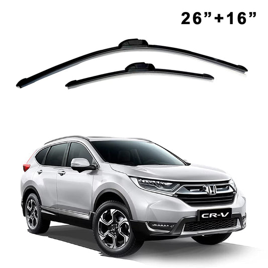 Oshotto Frameless (O.E.M Type) Wiper Blades Compatible with Honda CR-V (26" / 16")