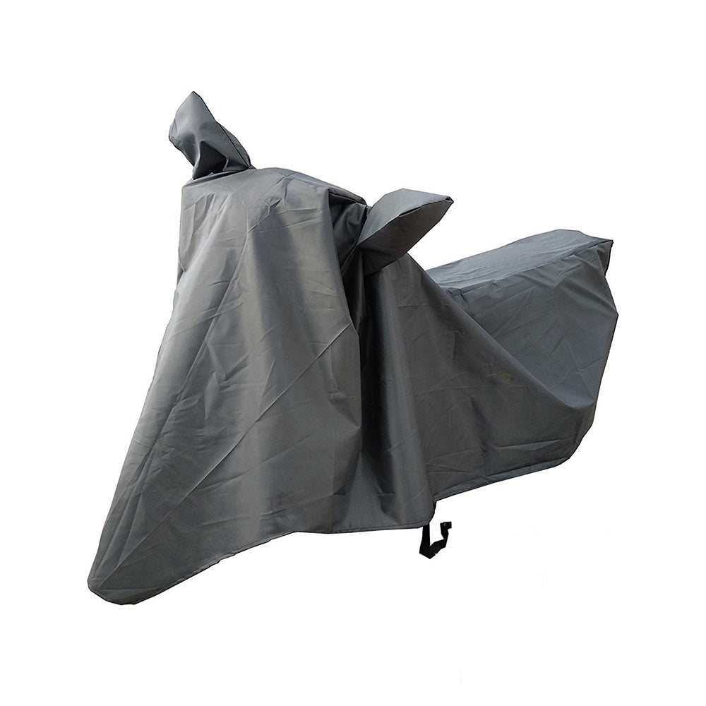 Oshotto Water and Dust Proof Double Mirror Pocket Spyro Universal for All Bike Body Cover (Grey)