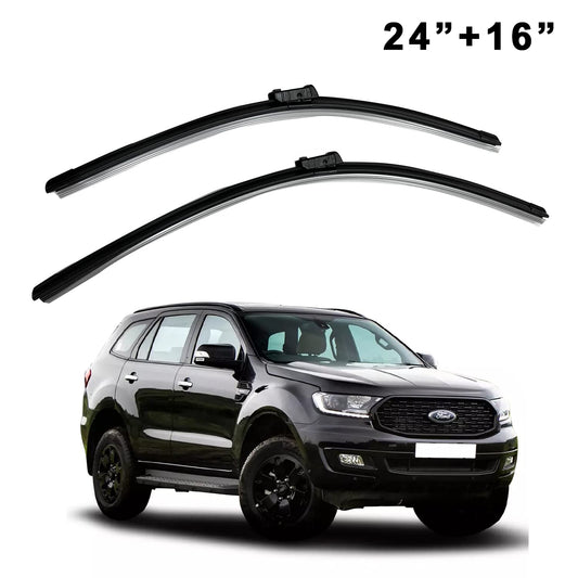 Oshotto Frameless (O.E.M Type) Wiper Blades Compatible with Ford Endeavour New (24" / 16")