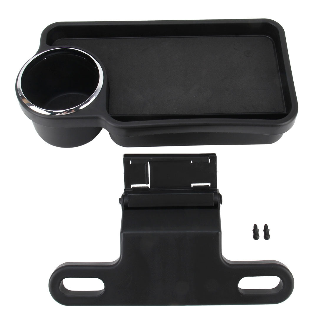 Oshotto (FT-04) Foldable Car Auto Headrest Rear Back Seat Table Drink Food Cup Tray Holder (Black)