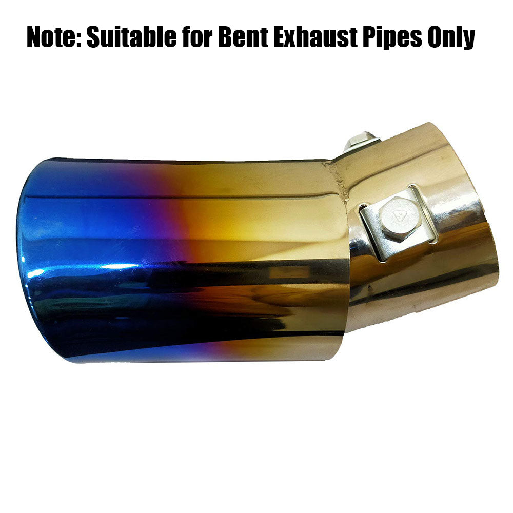 Oshotto Stainless Steel SS-008 Car Exhaust Muffler Silencer Cover (Multicolor)