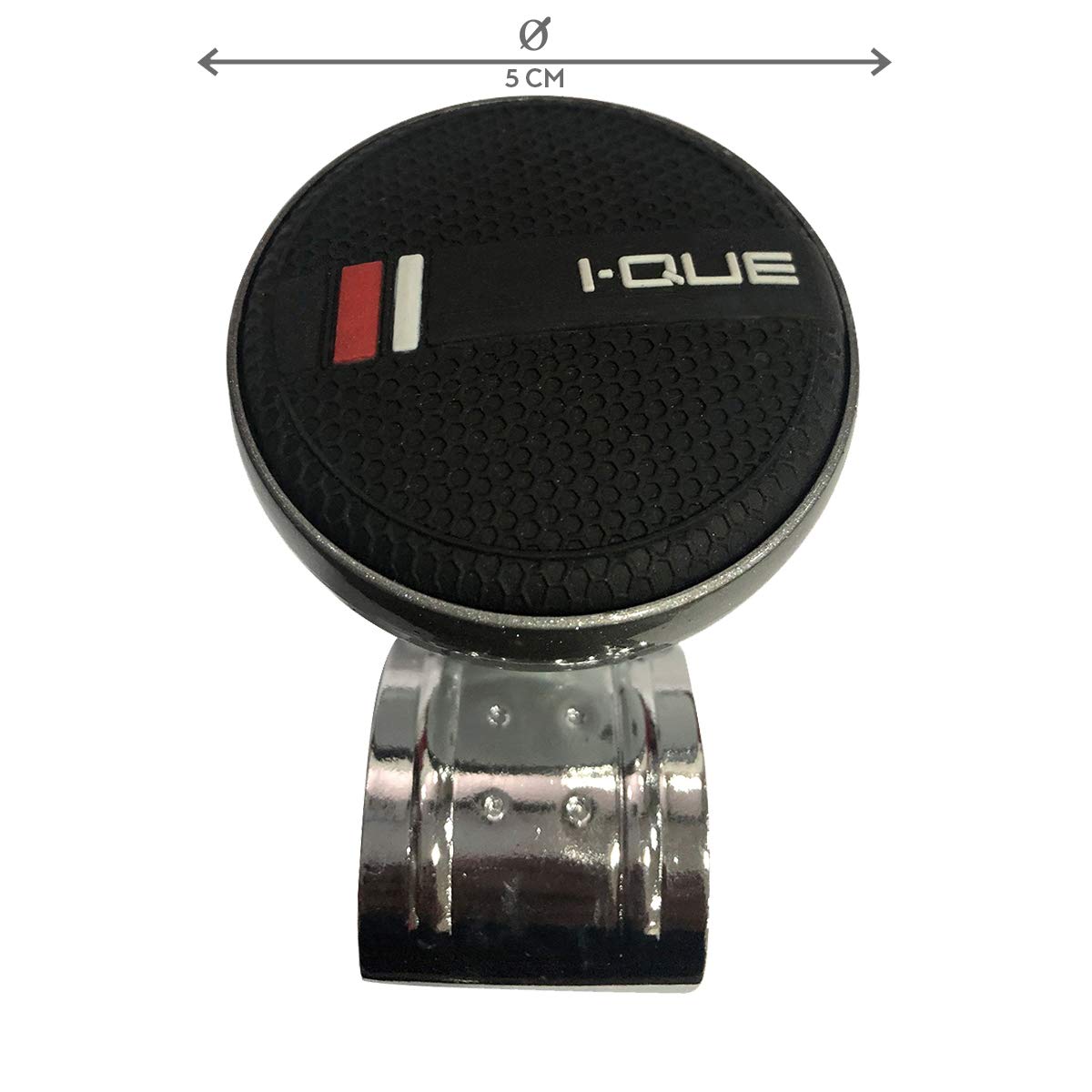 Oshotto I-QUE (IIM) Power Handle (SK-018) Car Steering Spinner Wheel Knob (Black)
