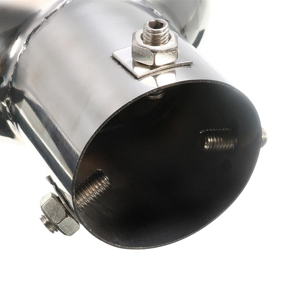 Oshotto Stainless Steel SS-009 Car Exhaust Muffler Silencer Cover (Chrome)