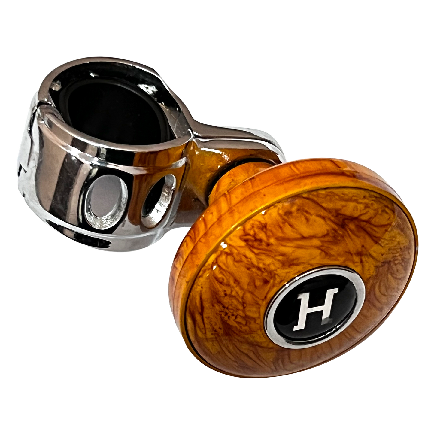 Oshotto Power Handle (SK-009) Car Steering Spinner Wheel Knob (Brown)