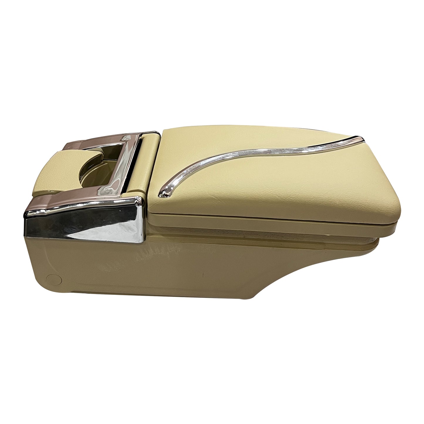 Oshotto PU Leather AR-02 Car Armrest Console Box for All Cars (Beige)
