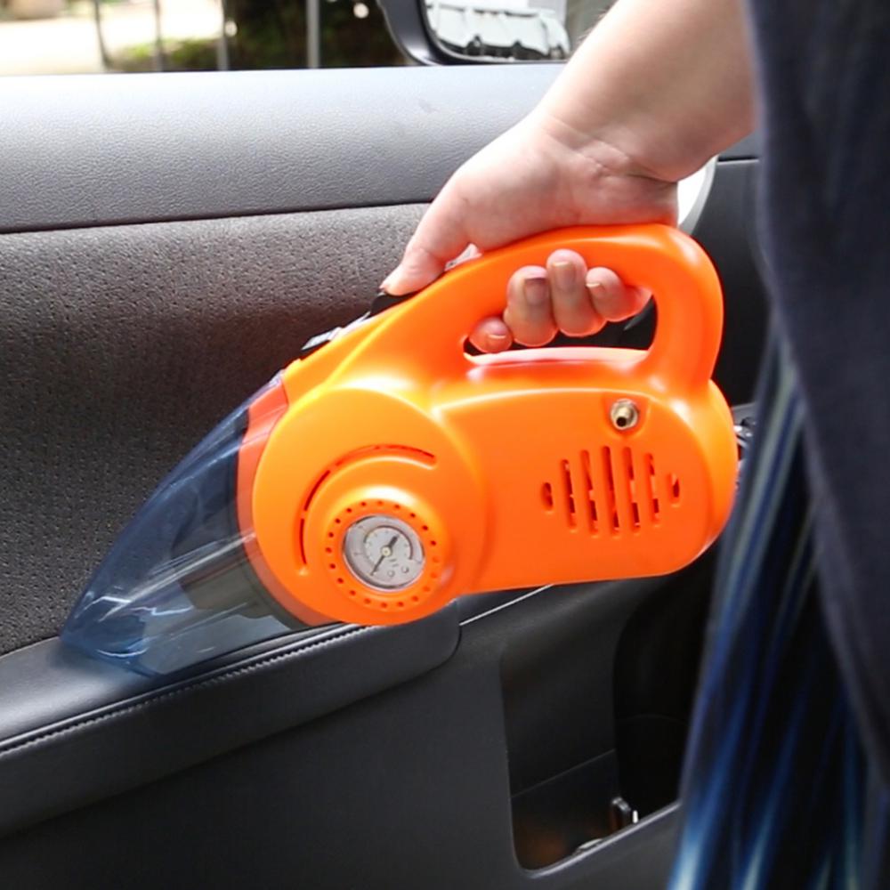 Oshotto 100W Heavy Duty Car Vacuum Cleaner Cum 120W Heavy Duty OSHO-102/O Air Compressor/Tyre Inflator (2 in 1)-Orange