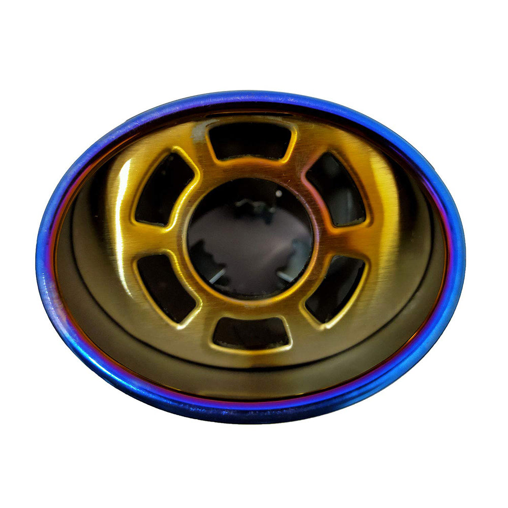 Oshotto Stainless Steel SS-008 Car Exhaust Muffler Silencer Cover (Multicolor)