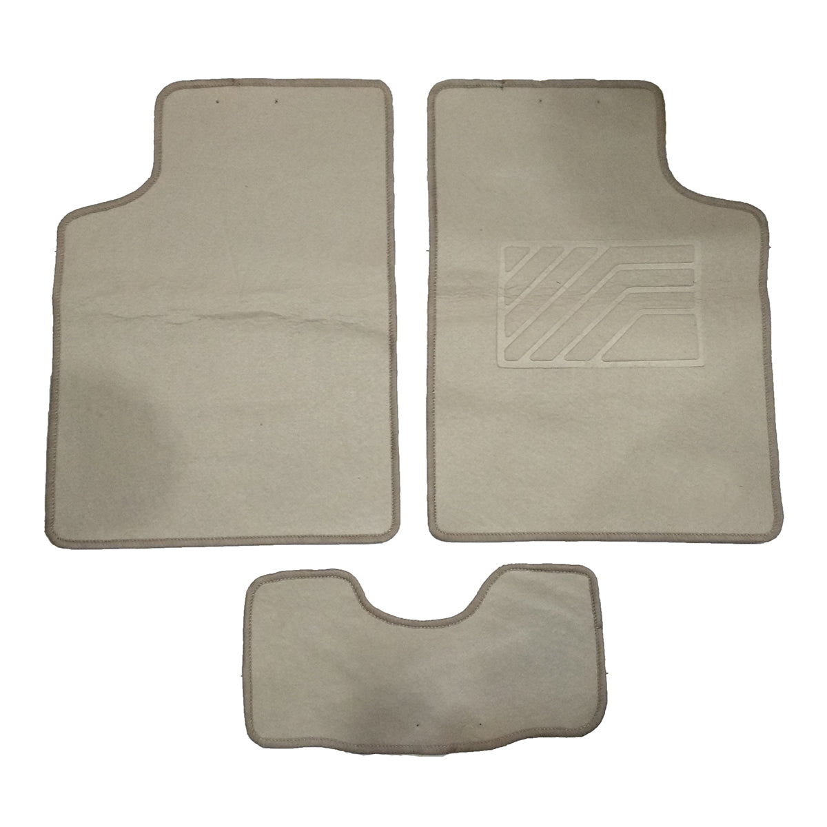 Oshotto/Matcon Carpet Foot mat Universal for All Cars (Set of 5, Beige)