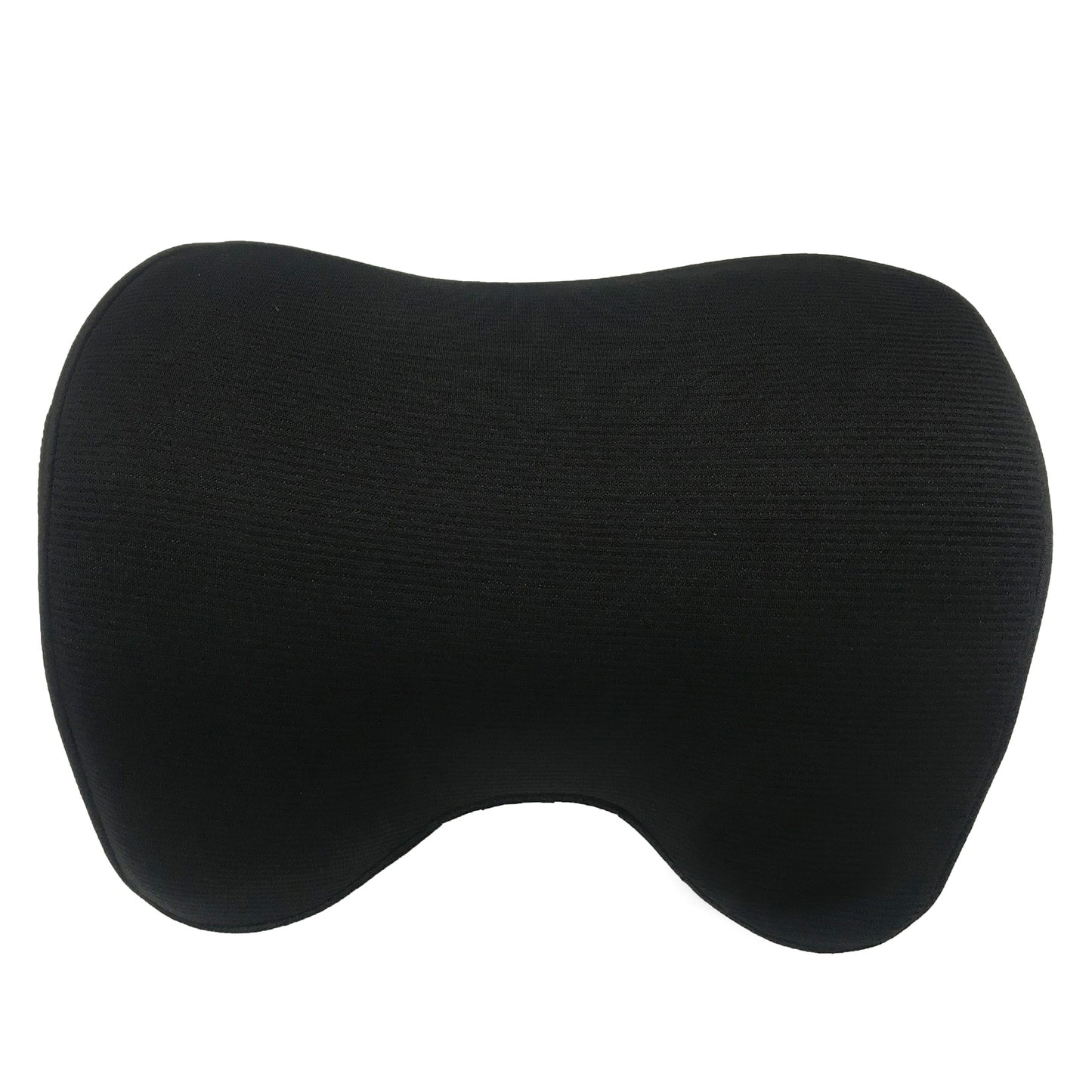 Oshotto Air Fabric Memory Foam (NR-08) Orthopedic Neckrest for All Cars (Black)