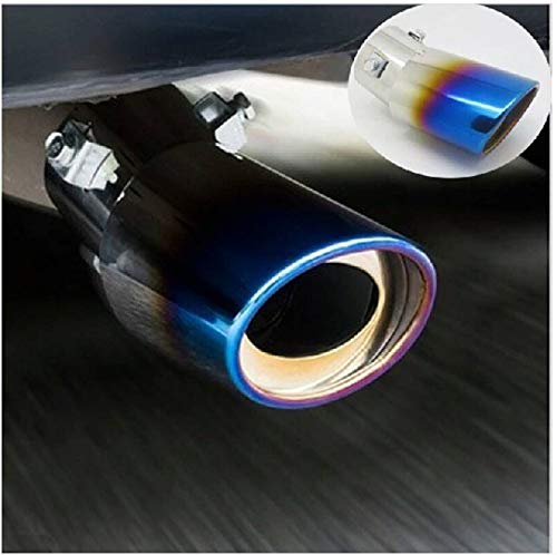 Oshotto SS-006 Stainless Steel Car Exhaust Muffler Silencer Cover Universal for All Cars (Multicolor)