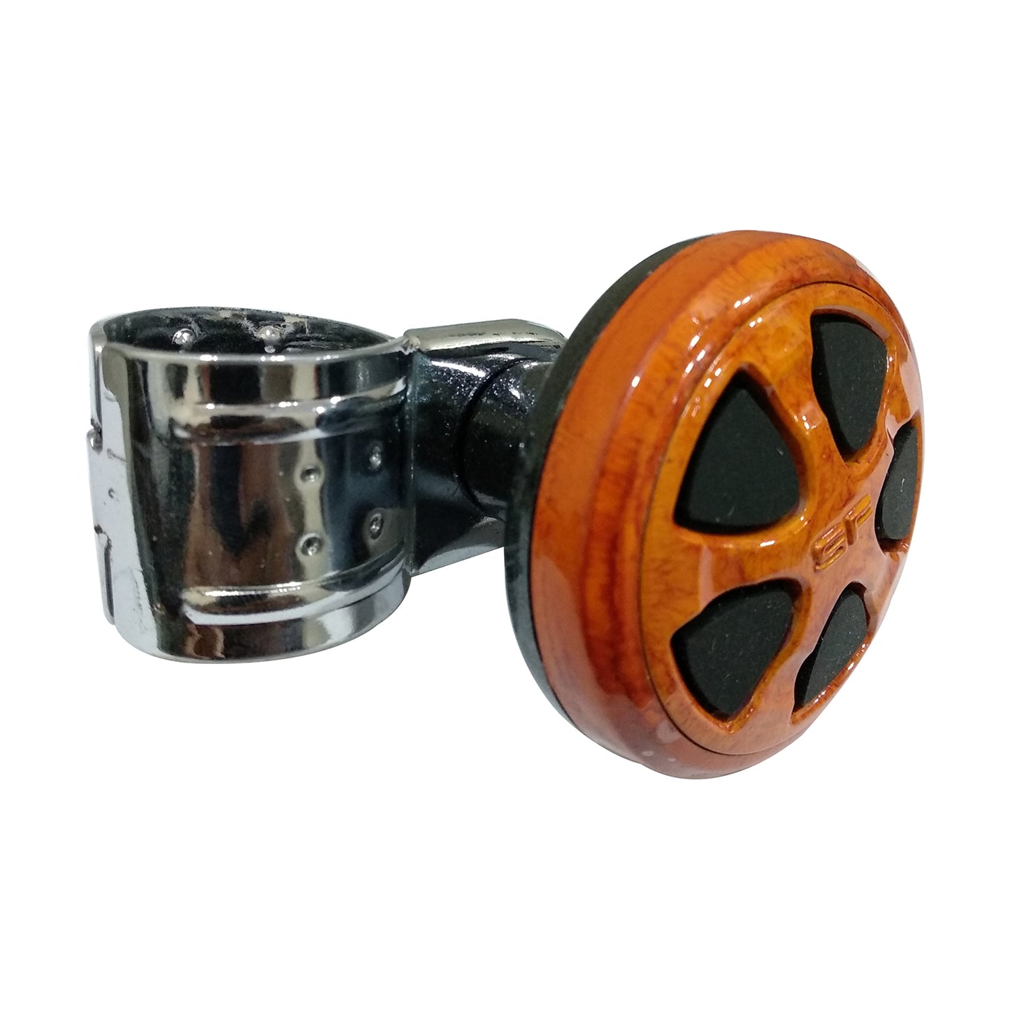 Oshotto Power Handle (SK-011) Car Steering Wheel Knob for All Types of Cars (Wooden)