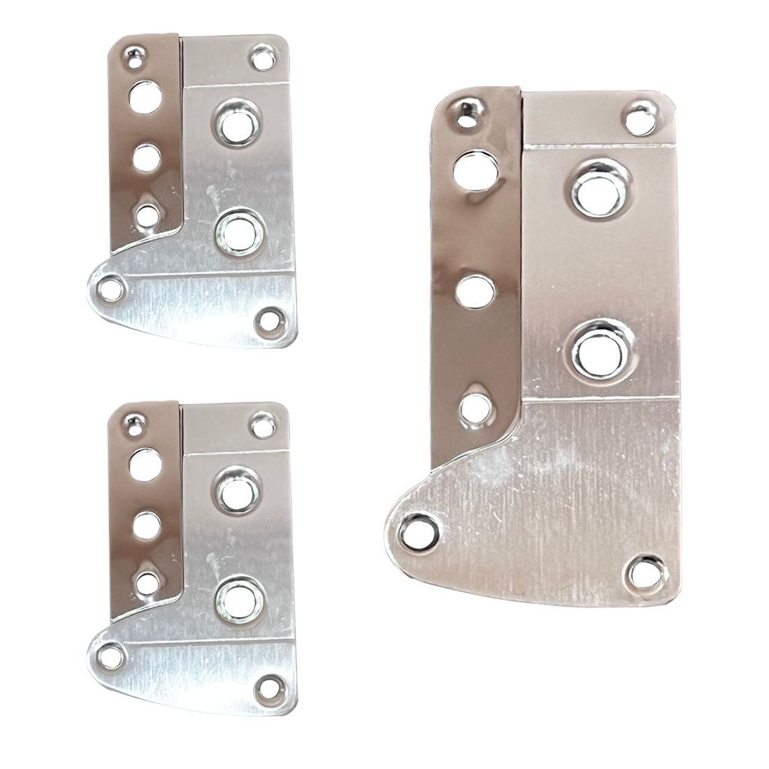 Oshotto 3 Pcs Non-Slip Manual CS-036 Car Pedals Kit Pad Covers Set For All Cars (Silver)