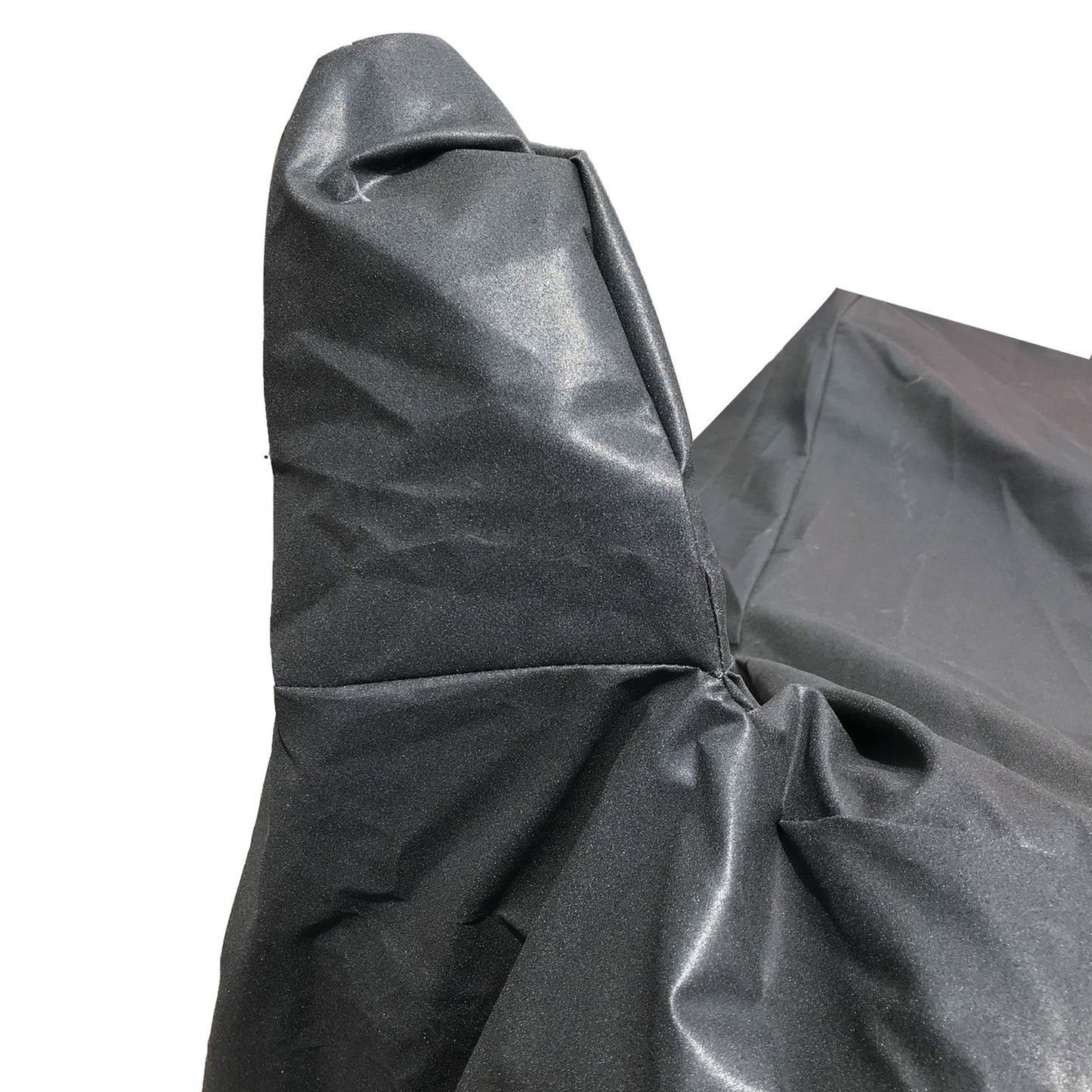Oshotto Dust and Water Proof Double Mirror Pocket Leatherite Bike Body Cover for All Bikes (Black)