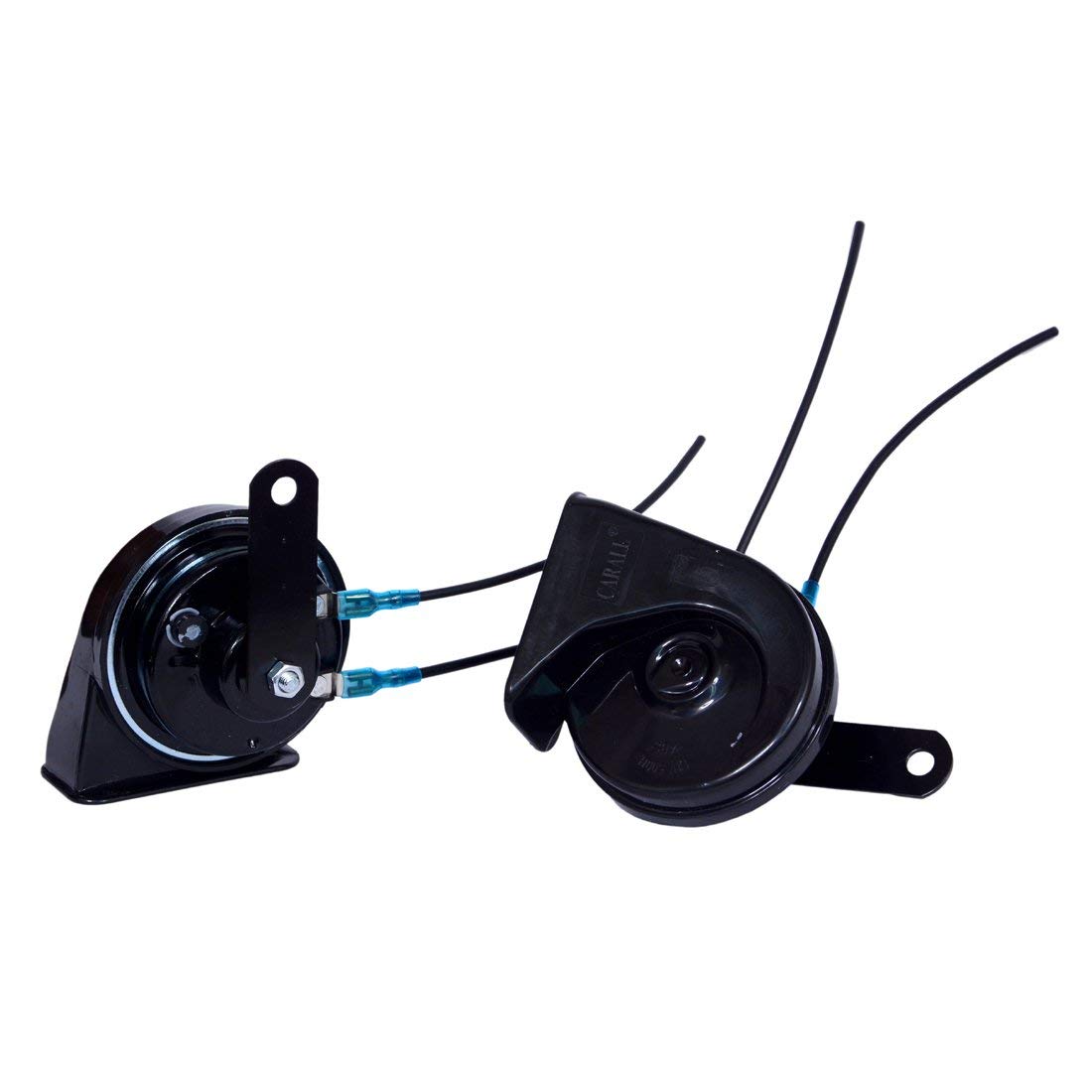 Oshotto 12V Car Horn- Trumpet/Pow-Pow/Volkswagon Sound 2Pc Set(Low + High)