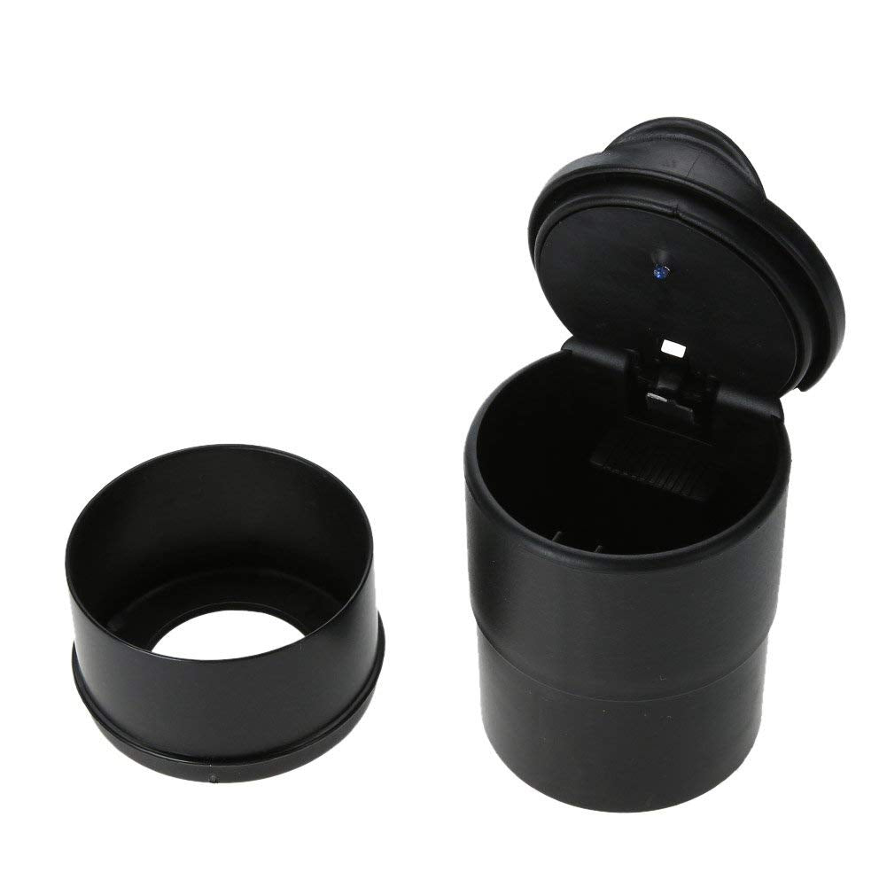 Oshotto Fire Proof Car Cigarette Ashtray For All Cars (Black)