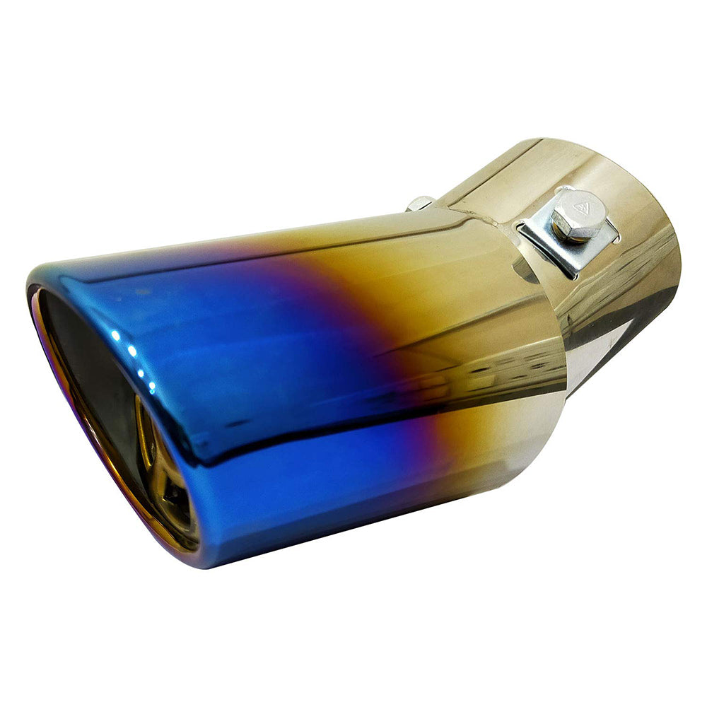 Oshotto Stainless Steel SS-008 Car Exhaust Muffler Silencer Cover (Multicolor)