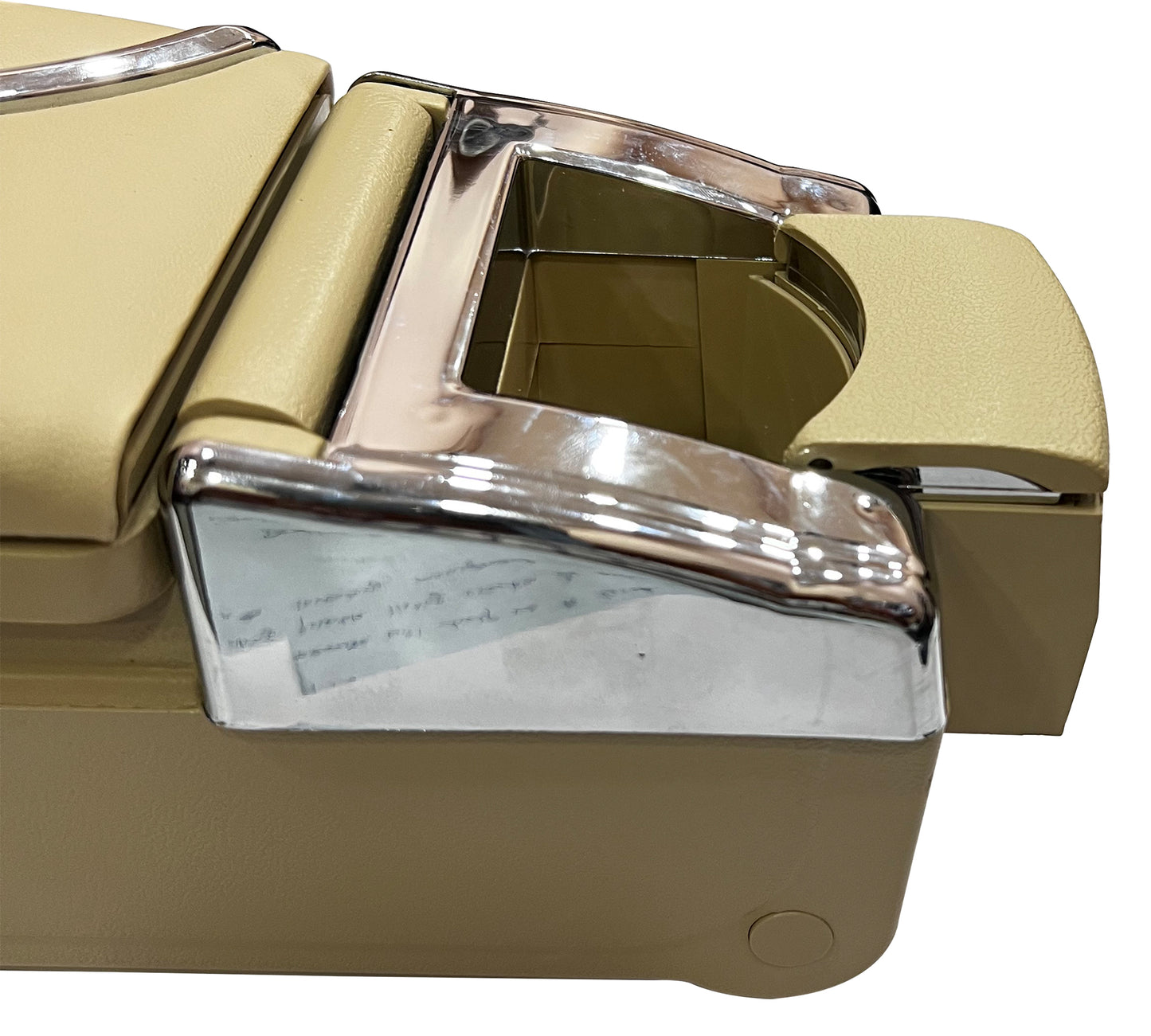 Oshotto PU Leather AR-02 Car Armrest Console Box for All Cars (Beige)