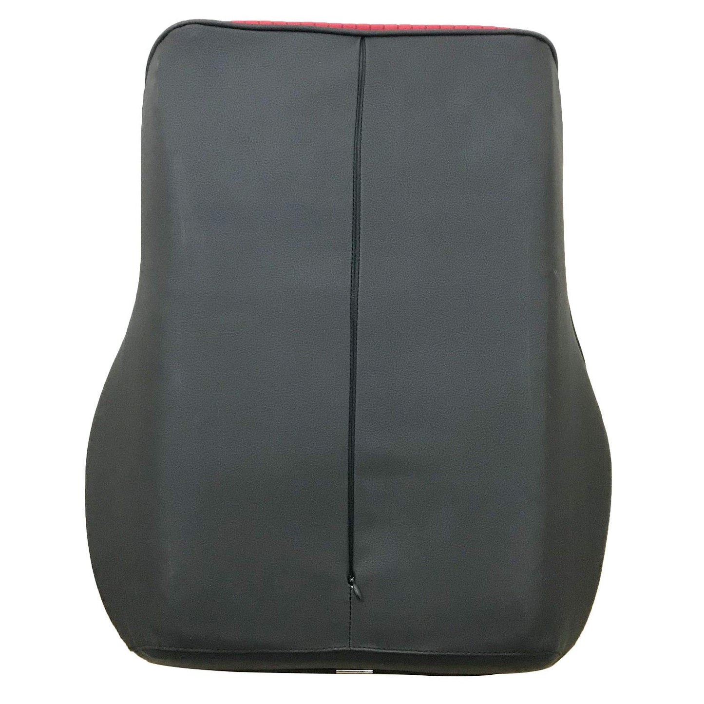 Oshotto Leatherite Finish Lumbar Support for Office Chair | Back Pillow for Car | Memory Foam Orthopedic Cushion - Provides Low Back Support (Black, Red)