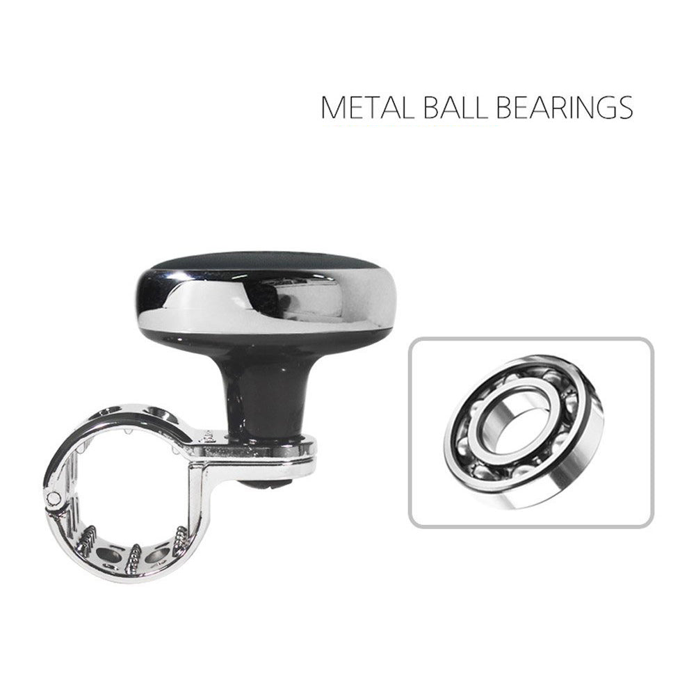 Oshotto I-QUE Power Handle (SK-016) Car Steering Spinner Wheel Knob (Black)