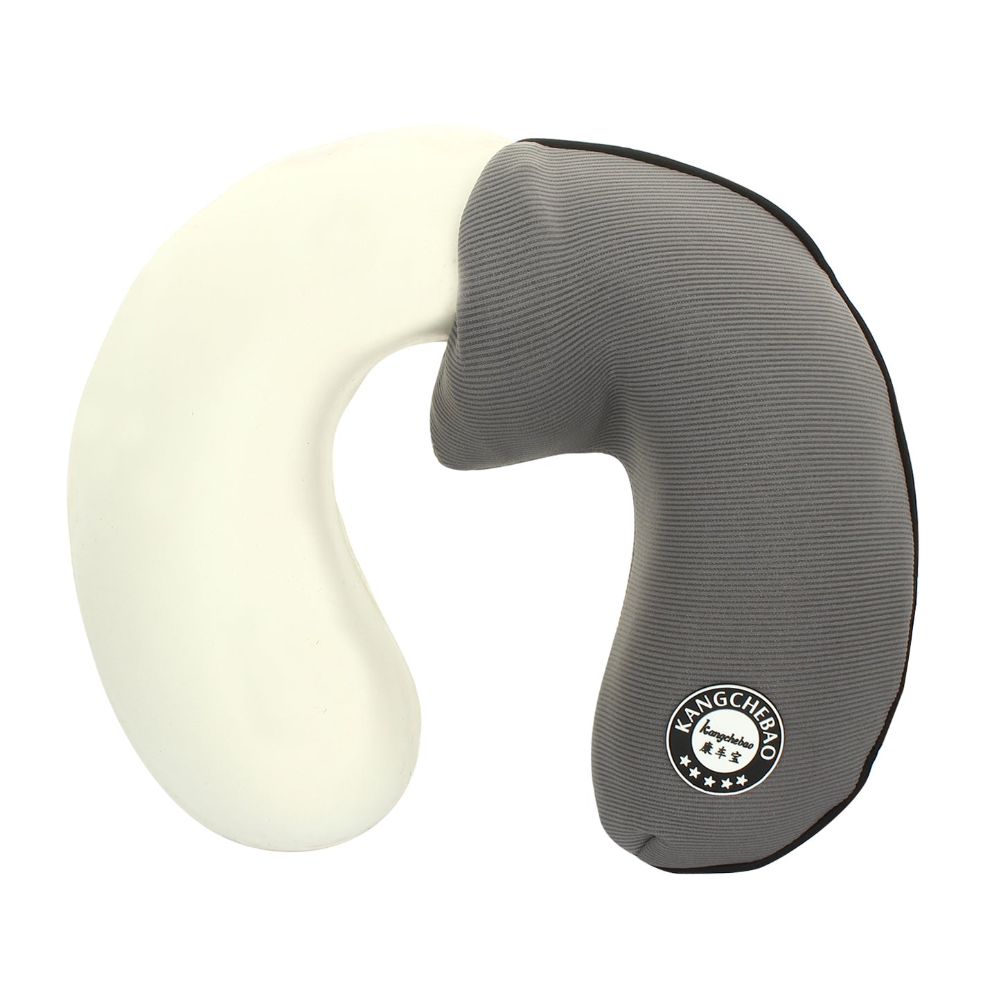 Oshotto U Shape Memory Foam Travel Car Neck Pillow for All Cars (Grey)