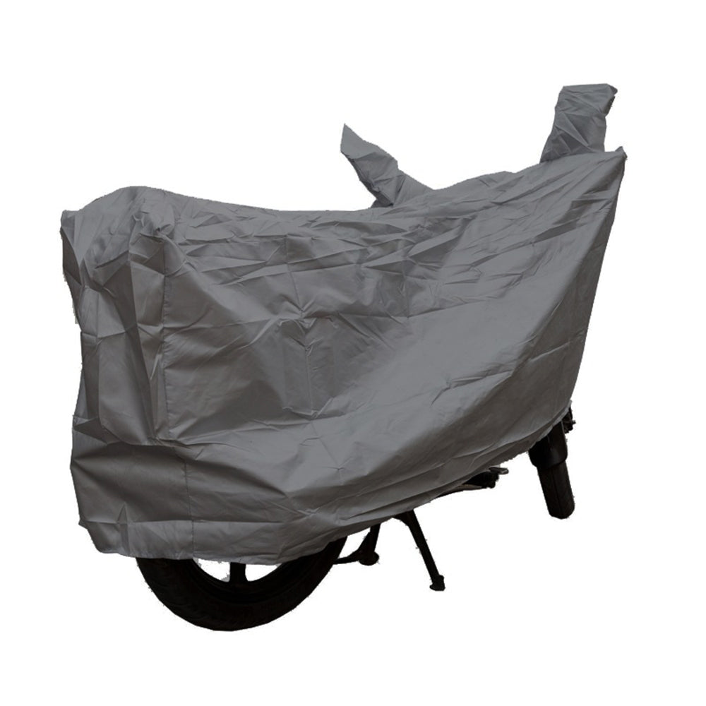 Oshotto Water and Dust Proof Double Mirror Pocket Spyro Universal for All Bike Body Cover (Grey)