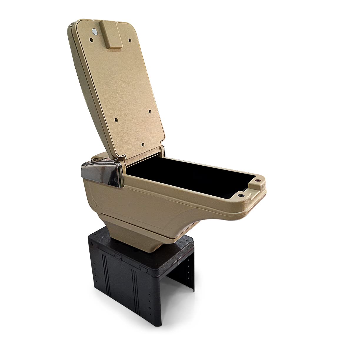 Oshotto PU Leather AR-01 Car Armrest Console Box For All Cars - Beige