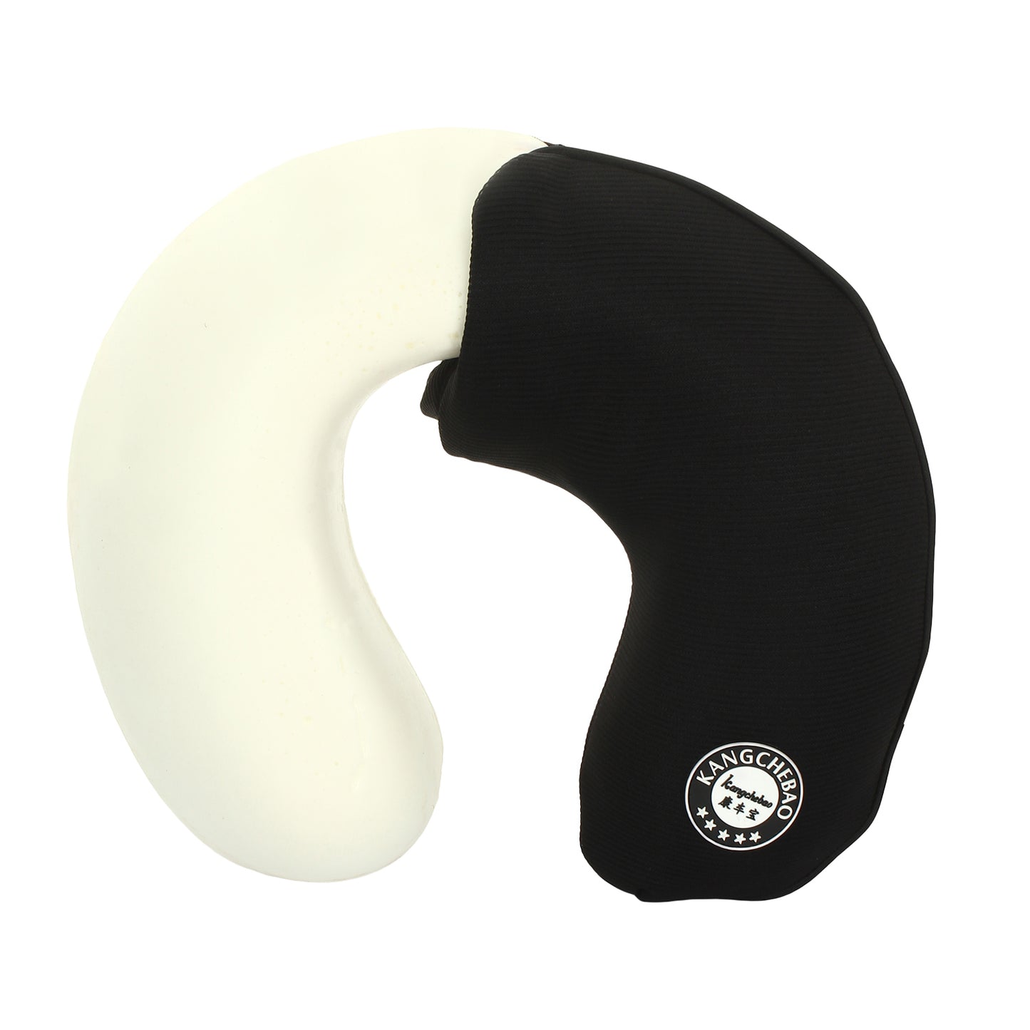 Oshotto U Shape Memory Foam Travel Car Neck Pillow for All Cars (Black)