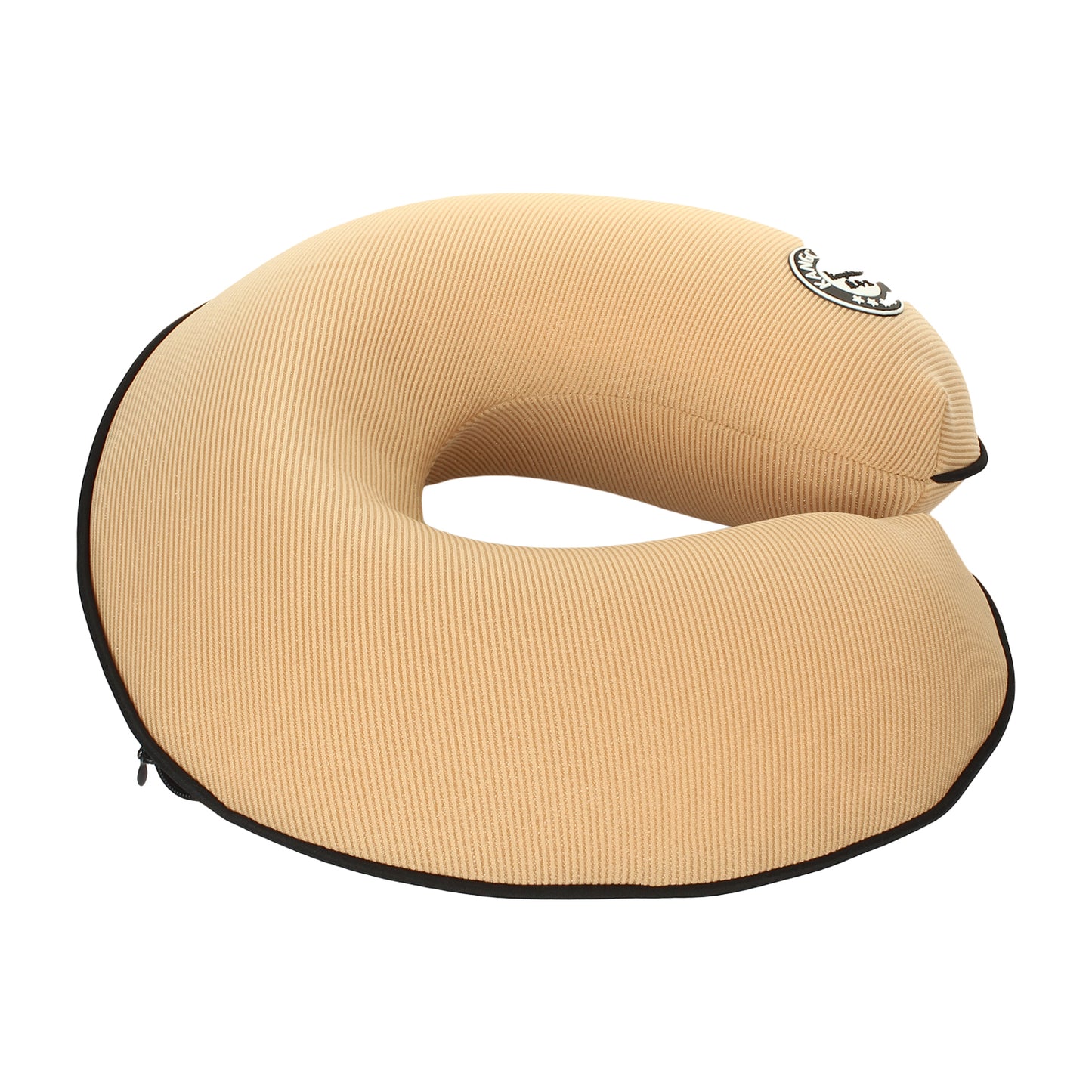 Oshotto U Shape Memory Foam Travel Car Neck Pillow for All Cars (Beige)