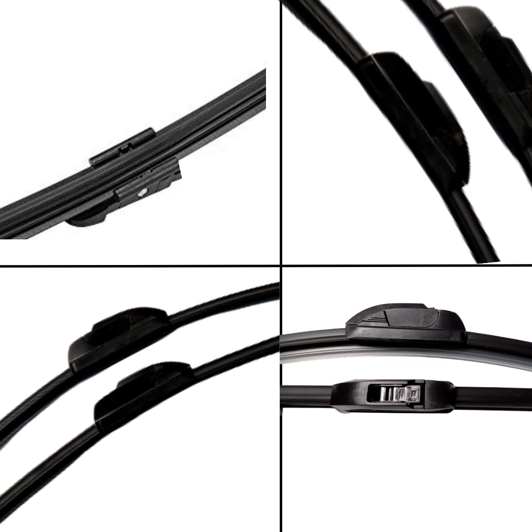 Oshotto Frameless (O.E.M Type) Wiper Blades Compatible with Honda Jazz(26'/14")