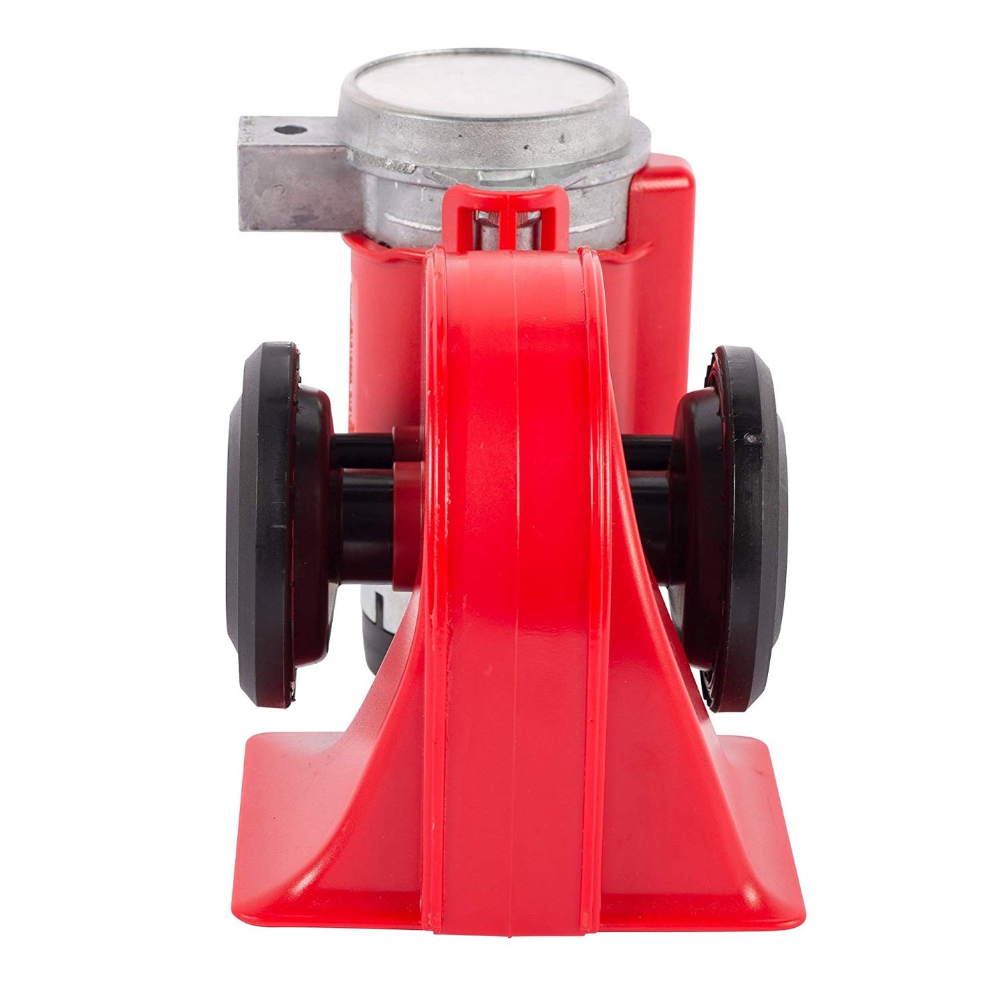 Stebel Nautilus Compact Twin Air Horn Universal for Cars, Trucks, Boats, ATVS, Motorcycles and Scooters (Red)
