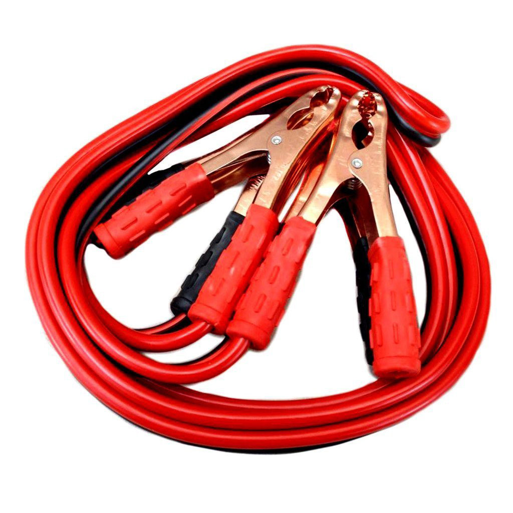Oshotto 500 AMP Tangle Free Jumper Cable with Copper Aligator Clamps (2 Meter / 6 Feet)