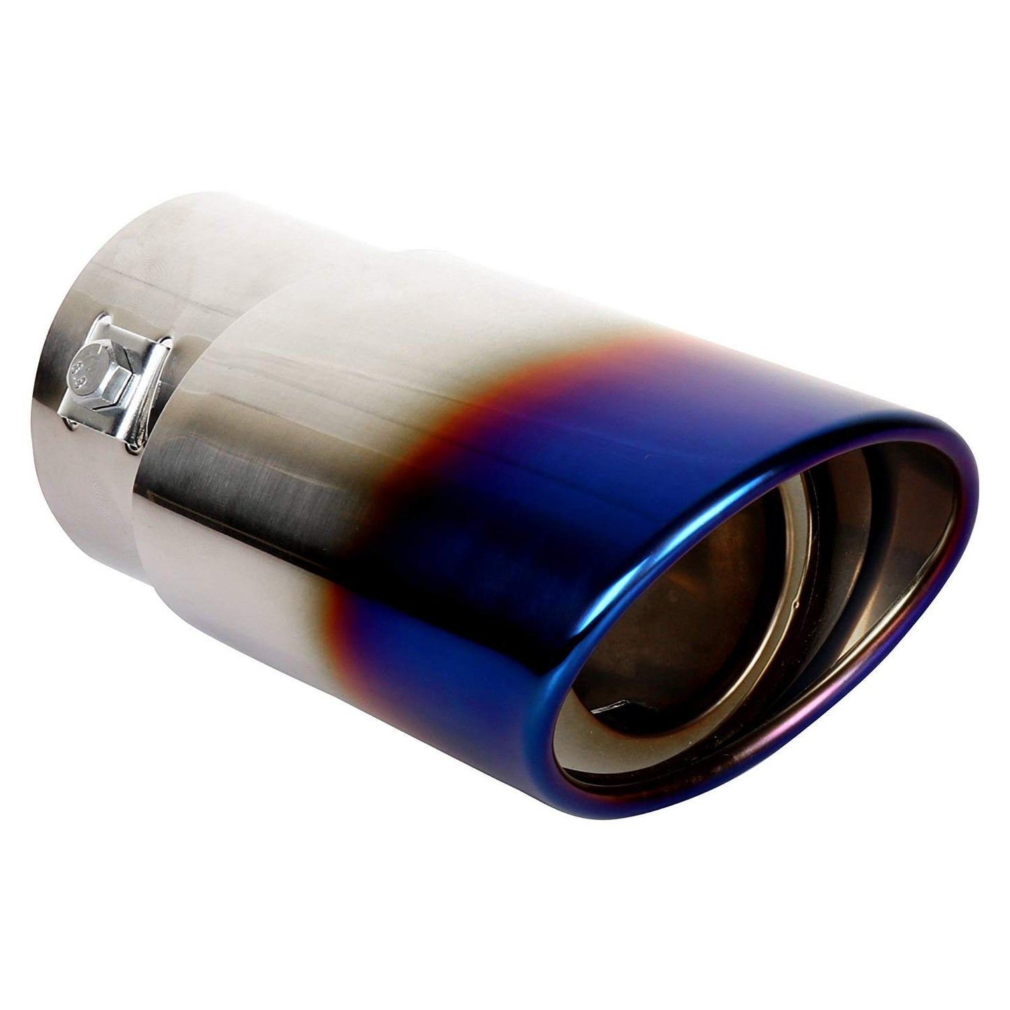 Oshotto SS-006 Stainless Steel Car Exhaust Muffler Silencer Cover Universal for All Cars (Multicolor)