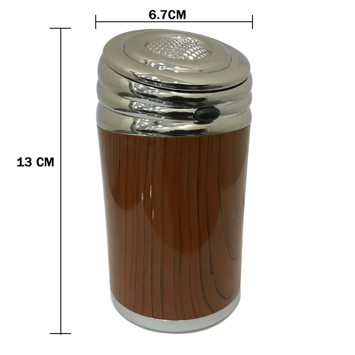 Oshotto Fire Proof Portable Wooden Design Ashtray for Cars|Office|Home