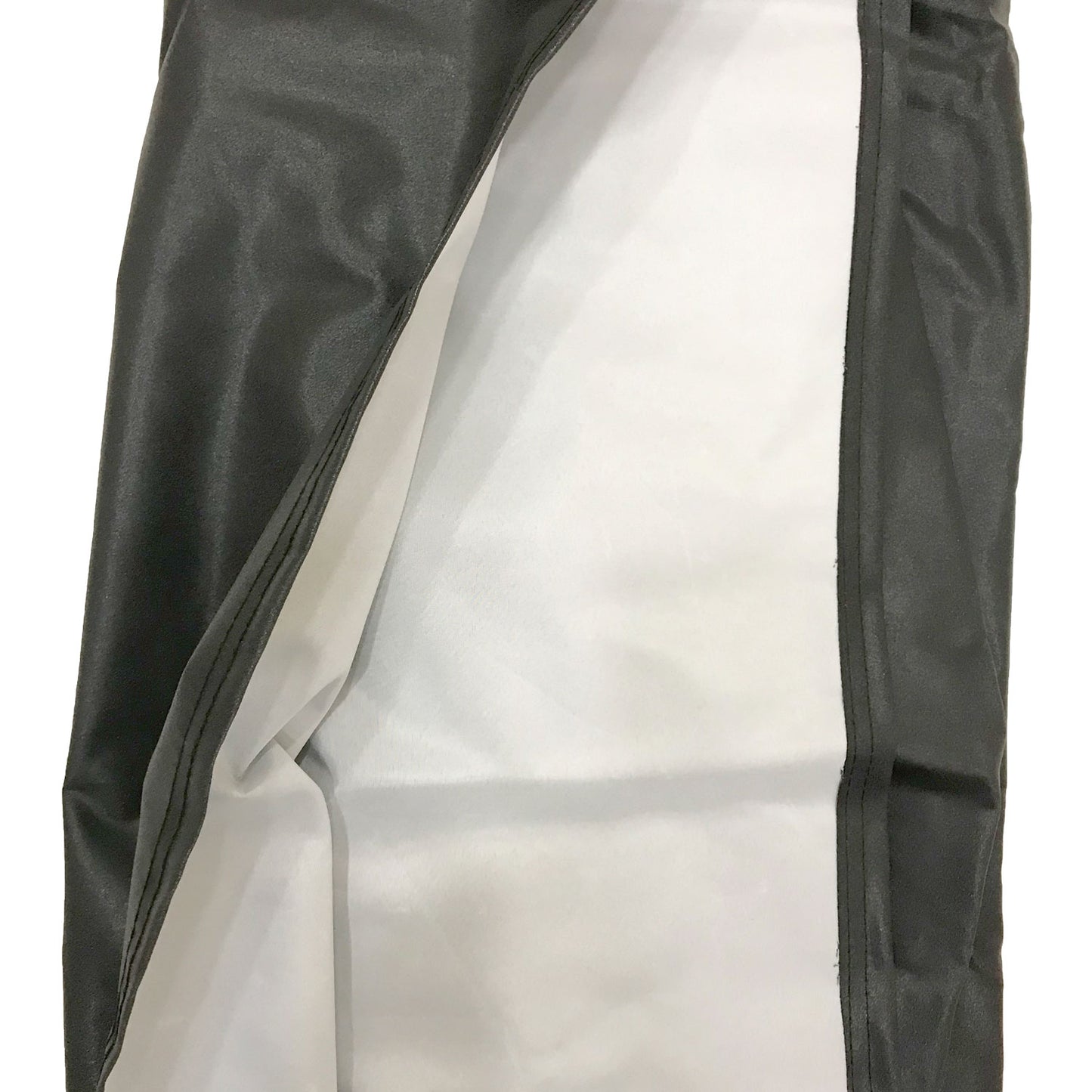 Oshotto Dust and Water Proof Double Mirror Pocket Leatherite Bike Body Cover for All Bikes (Black)