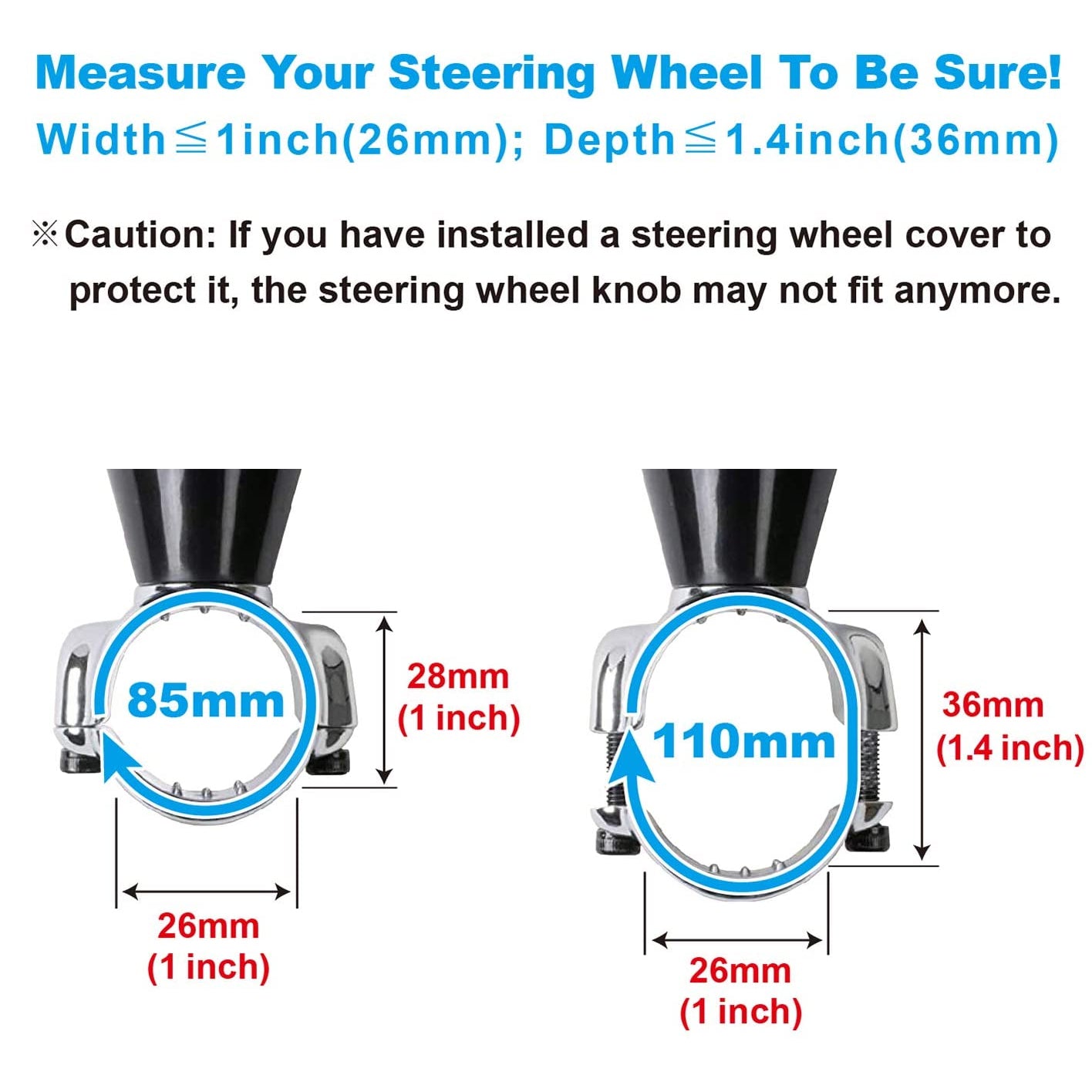 Oshotto Power Handle (SK-002) Car Steering Knob For All Cars