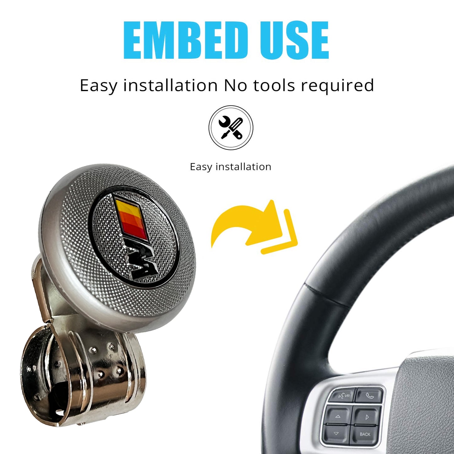 Oshotto Power Handle (SK-006) Car Steering Knob For All Cars