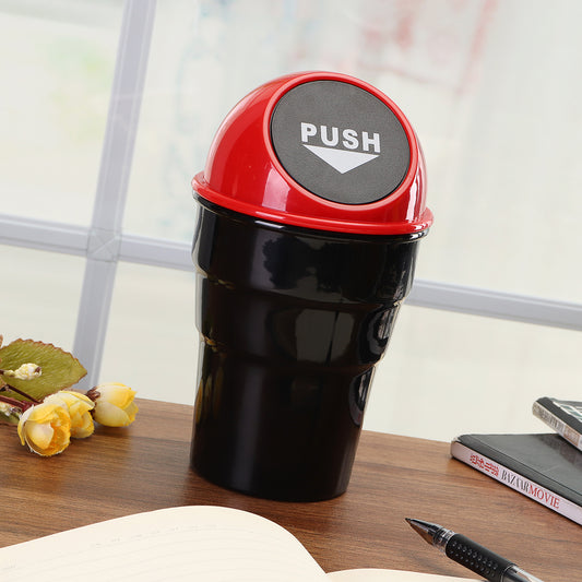Oshotto Car Dustbin/Mini Car Trash Bin/Compact Car Garbage Bin/Car Garbage Can/Car Storage Bucket Trash Bag/Dust Case Holder Bin/Car Ashtray for All Cars (One Piece)