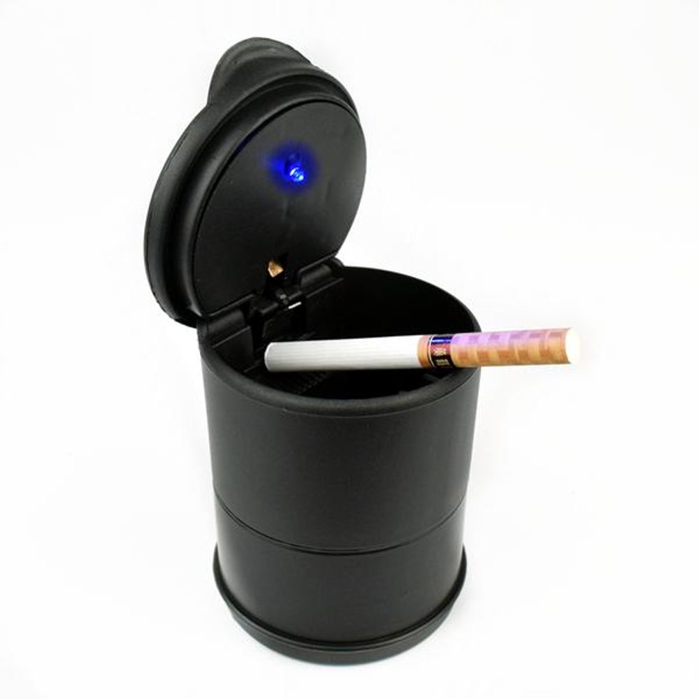 Oshotto Fire Proof Car Cigarette Ashtray For All Cars (Black)