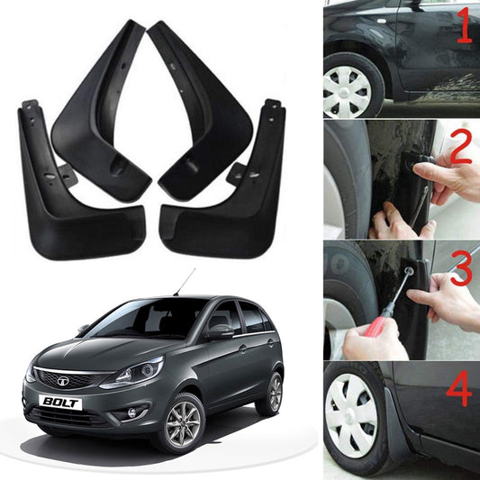 Oshotto Mud Flap (O.E.M Type) For Tata Tata Bolt (Set of 4)