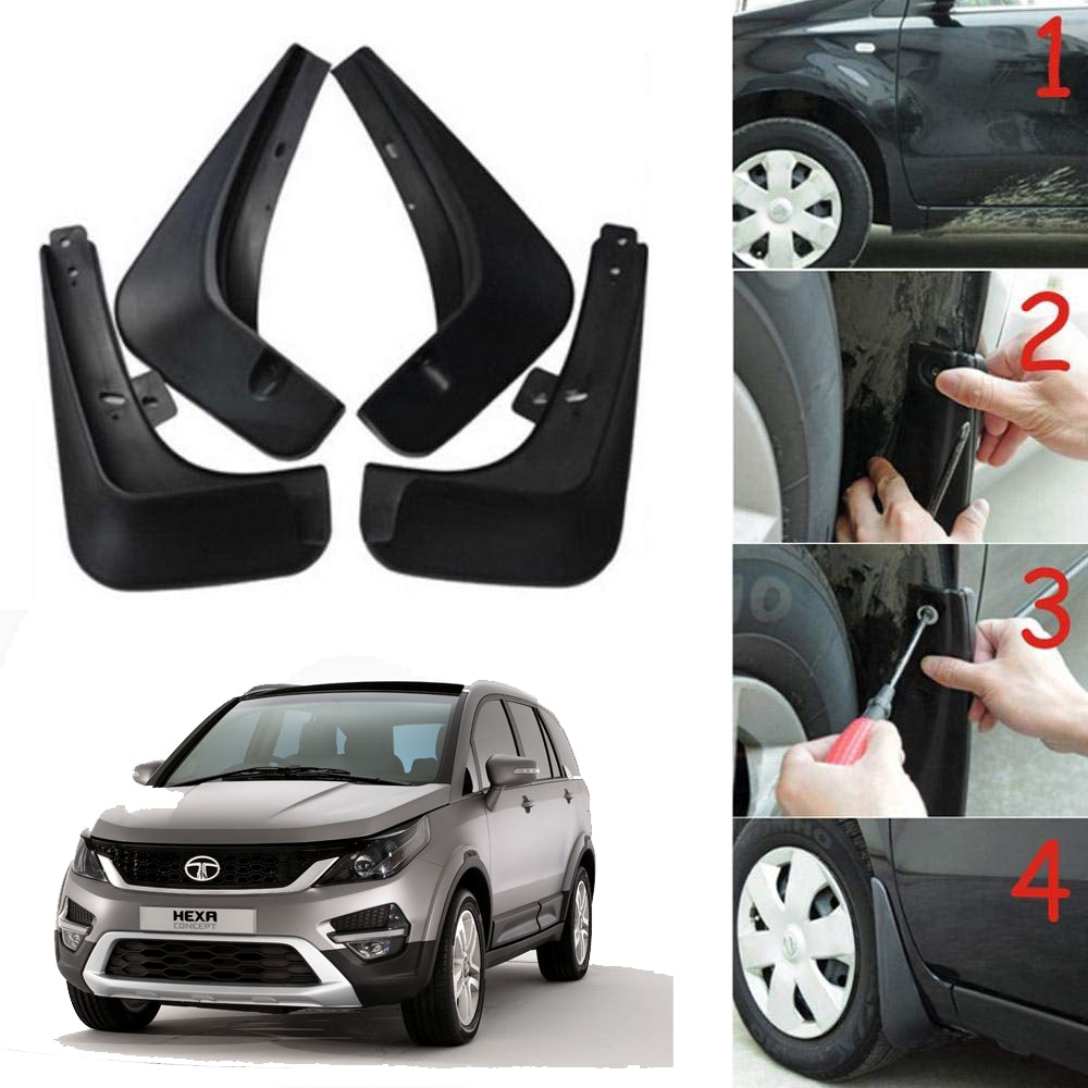 Oshotto Mud Flap (O.E.M Type) For Tata Hexa (Set of 4)
