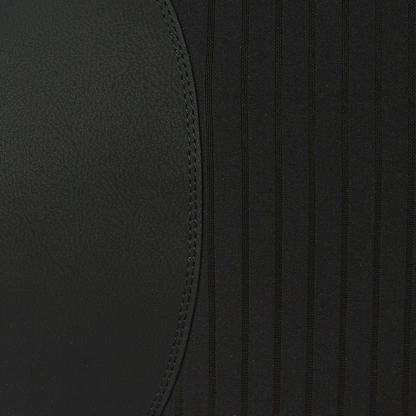 Oshotto Leatherite Finish Lumbar Support for Office Chair | Back Pillow for Car | Memory Foam Orthopedic Cushion - Provides Low Back Support (Black)