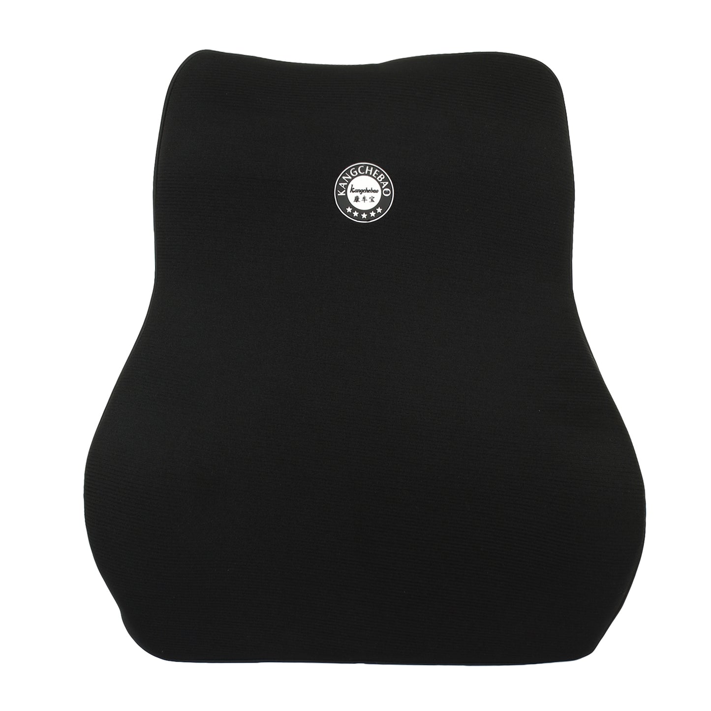 Oshotto Air Fabric Lumbar Support for Office Chair | Back Pillow for Car | Memory Foam Orthopedic Cushion - Provides Low Back Support (Black)