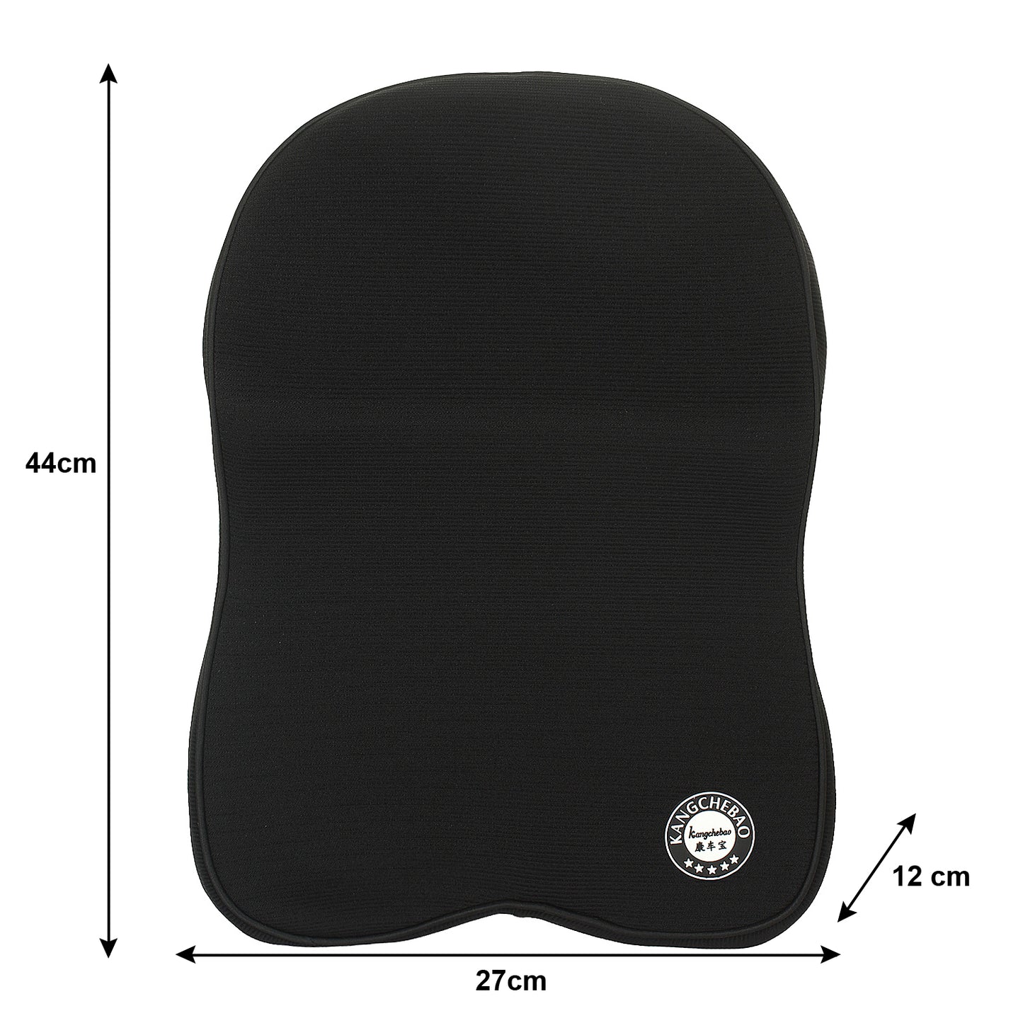 Oshotto Memory Foam, Air Fabric and Ergonomic Design Car Seat Neck Rest Cushion, Head Rest Pillow to Protect Neck & Vertebra for All Vehicles (Black)
